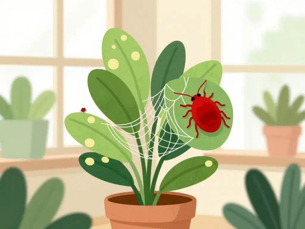 compréhension araignée rouge maison risque plante