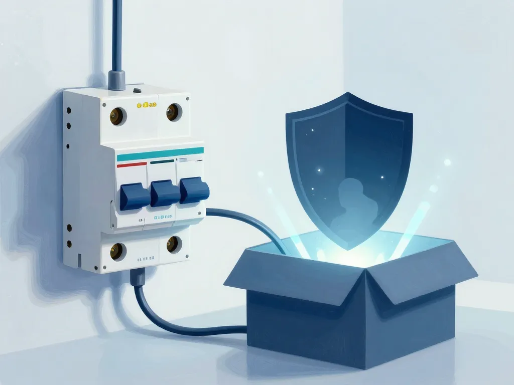 sécurité branchement luminaire 3 fils, protections électriques