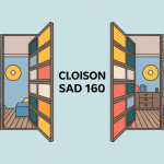 illustration cloison sad 160 isolation acoustique