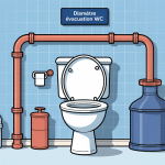 schéma réseau évacuation diamètre évacuation wc