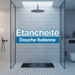 schéma douche italienne étanchéité salle de bain