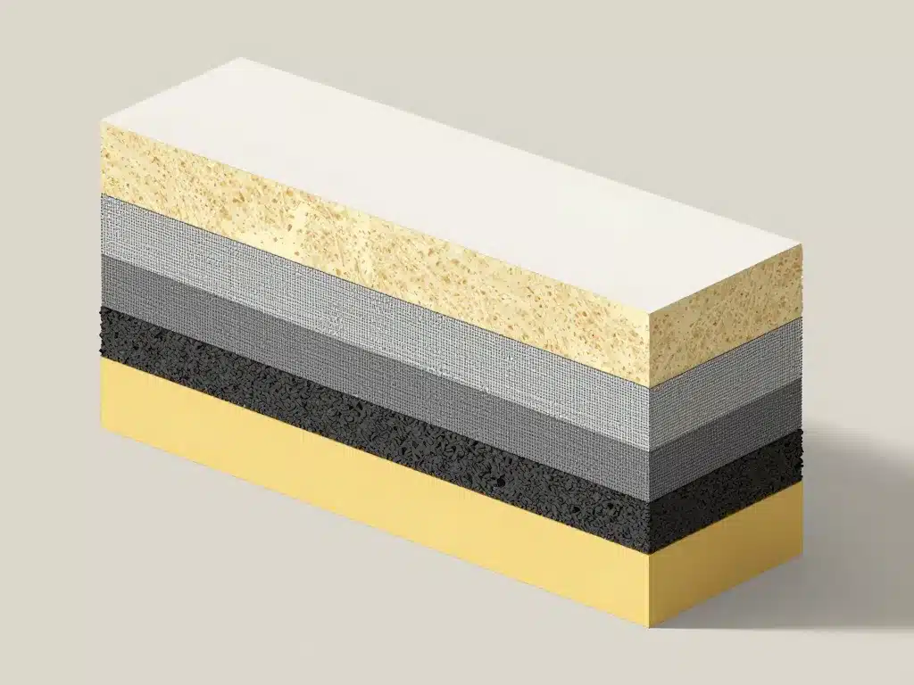 Schéma technique enduit sur polystyrène extérieur, toutes couches