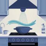 illustration evier vidage cuisine moderne