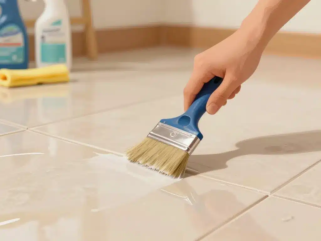 imperméabilisant carrelage application sur carrelage sans traces