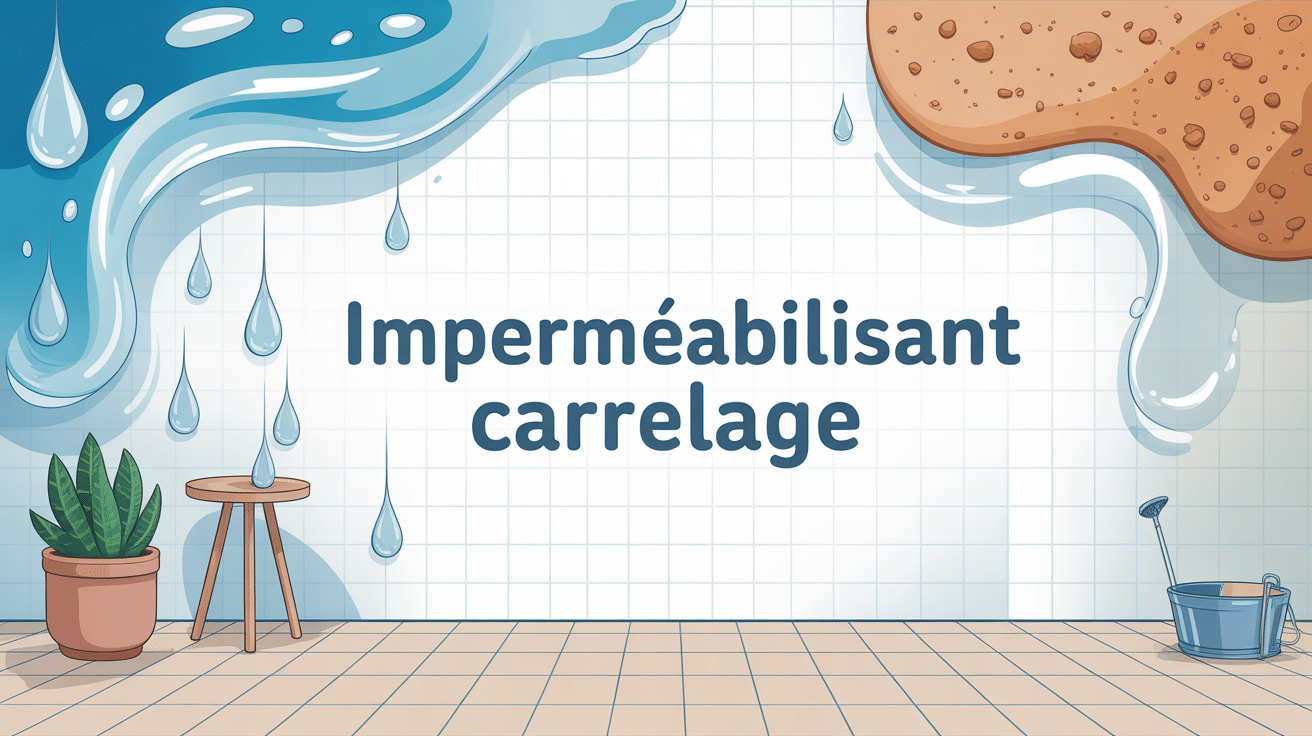imperméabilisant carrelage sur différents revêtements contre eau et taches