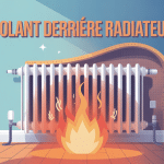 amélioration thermique avec isolant derriere radiateur
