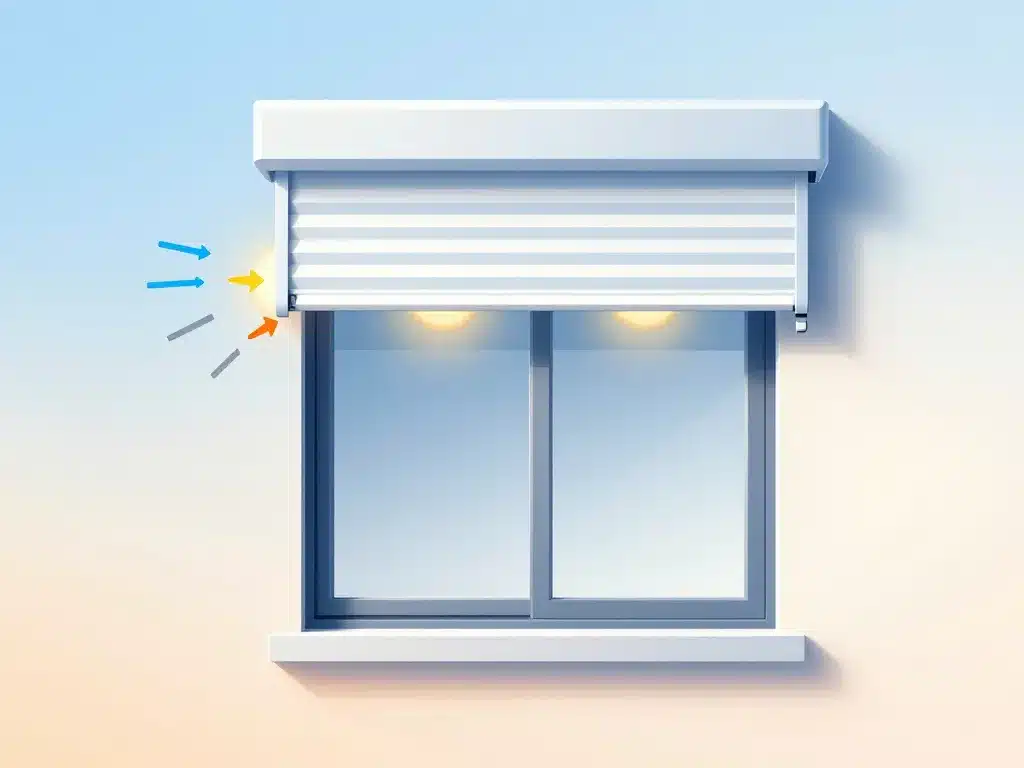 schéma isolant pour coffre volet roulant déperditions