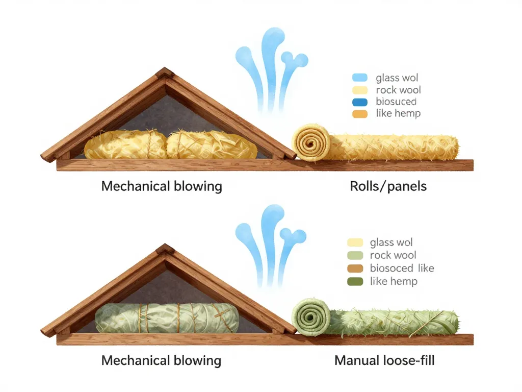 Diagramme méthodes isoler combles perdus soi-même
