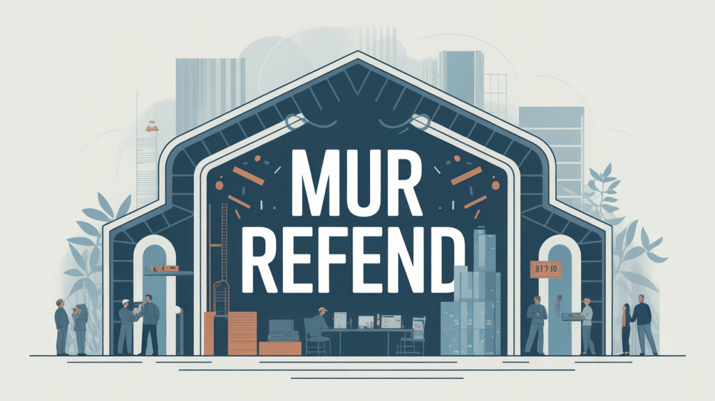 Illustration murs refends et structure bâtiment