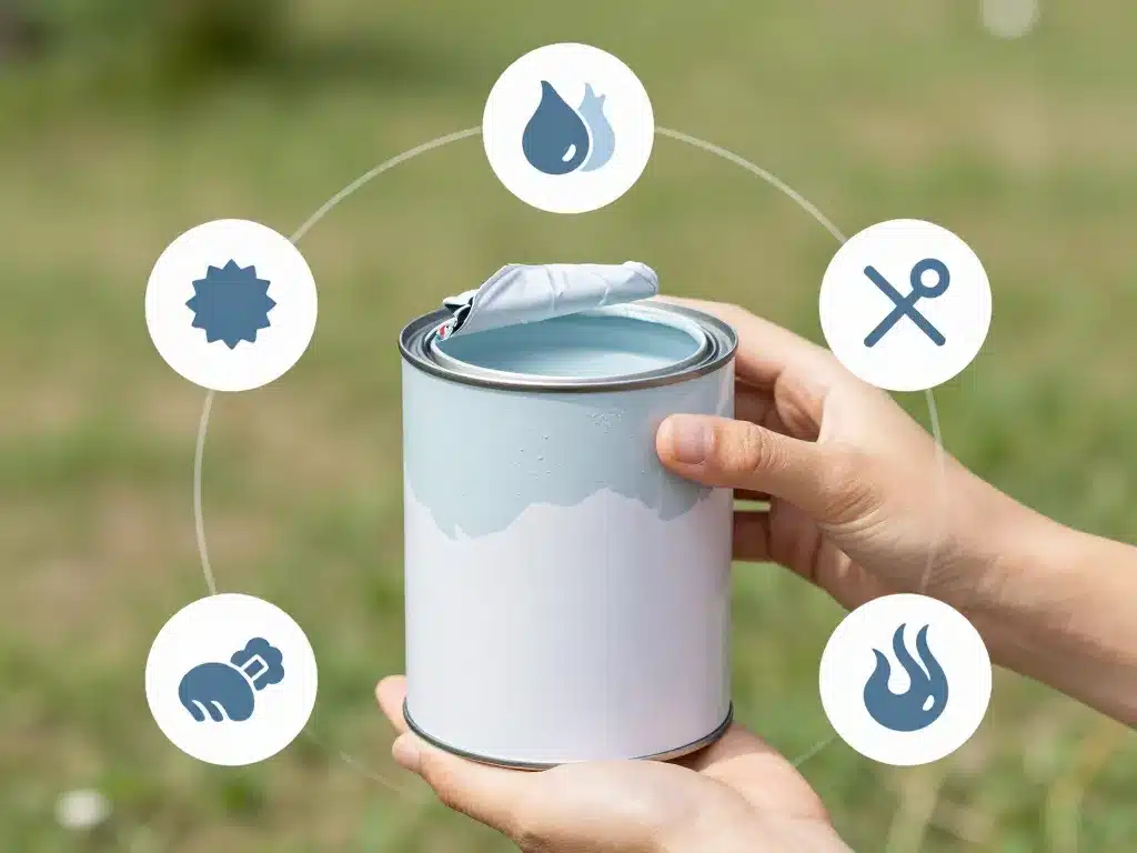 Peinture périmée danger check sécurité préutilisation