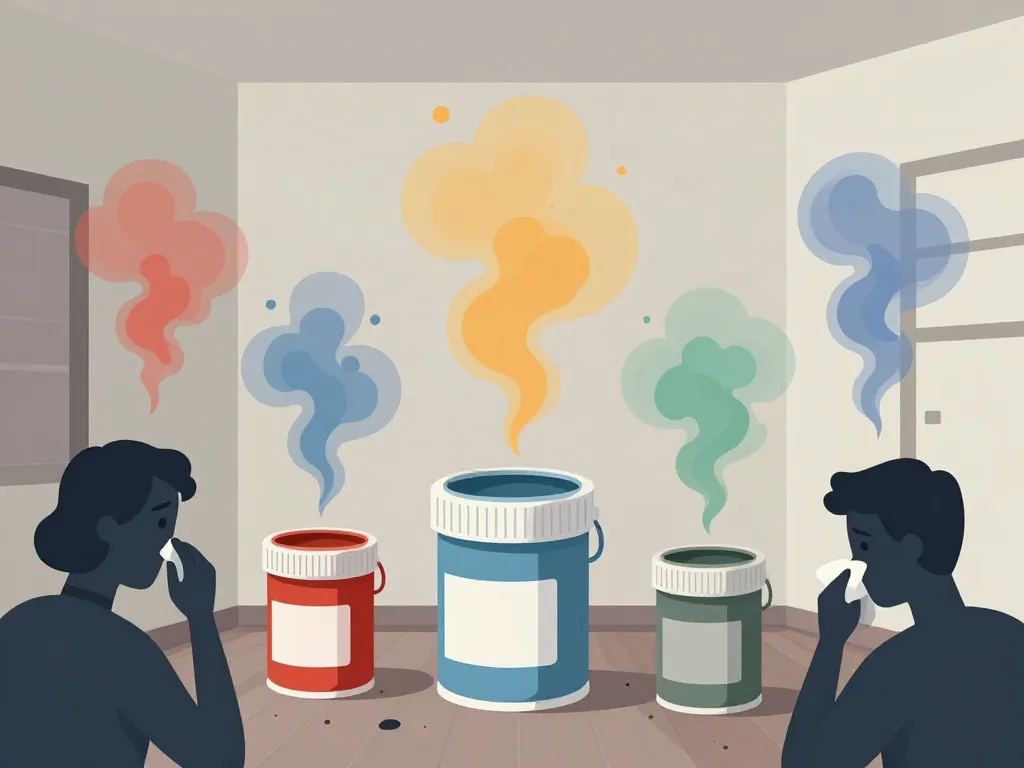 Peinture périmée danger évaporation risques santé