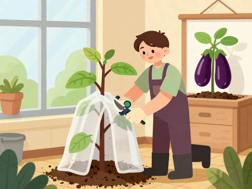 peut-on garder un pied d'aubergine d'une année sur l'autre, hivernage préparation entretien