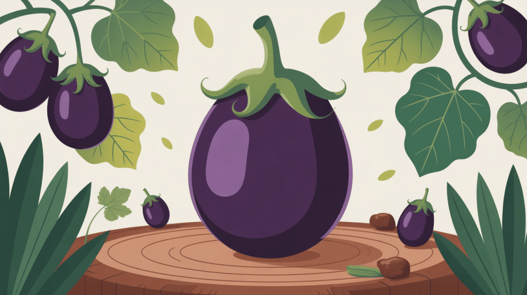 peut-on garder un pied d'aubergine d'une année sur l'autre, illustration jardin lumineux