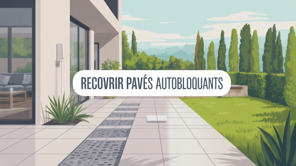 Peut on recouvrir des pavés autobloquants avec divers matériaux