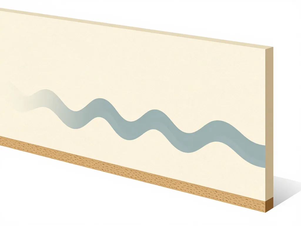 coupe mur placo isolant phonique à coller performance acoustique