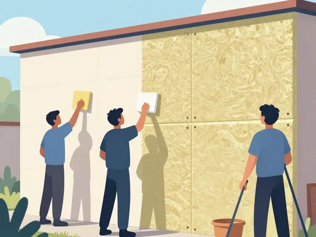 Préparation du support pour enduit sur polystyrène extérieur