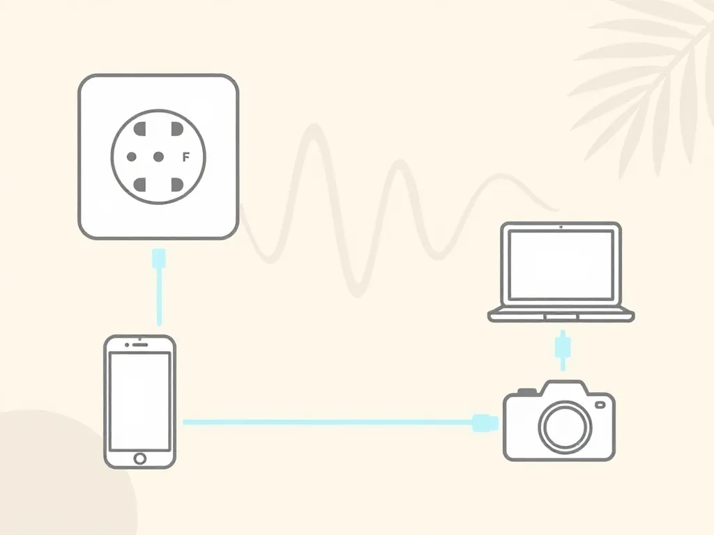 Diagramme plug prise electrique bali type C F