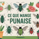 illustration que mange la punaise sang fruits insectes