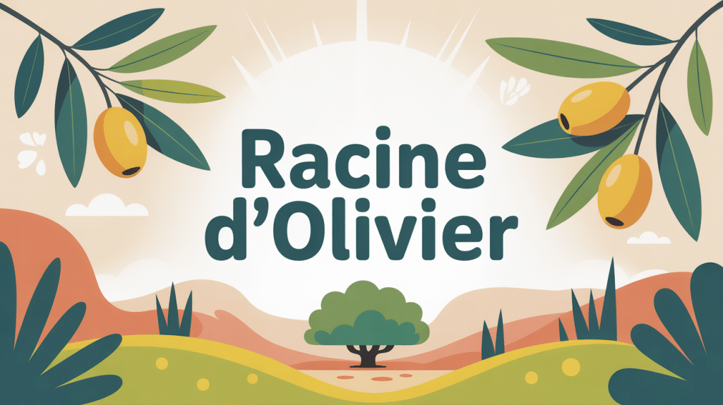 racine olivier illustration longévité jardinage