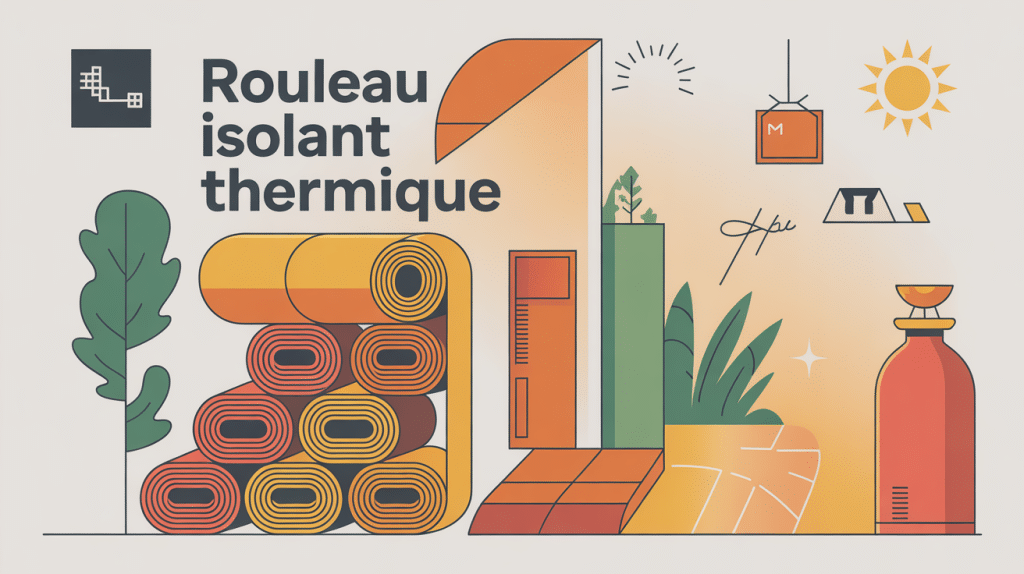 rouleau isolant thermique action combles planchers murs
