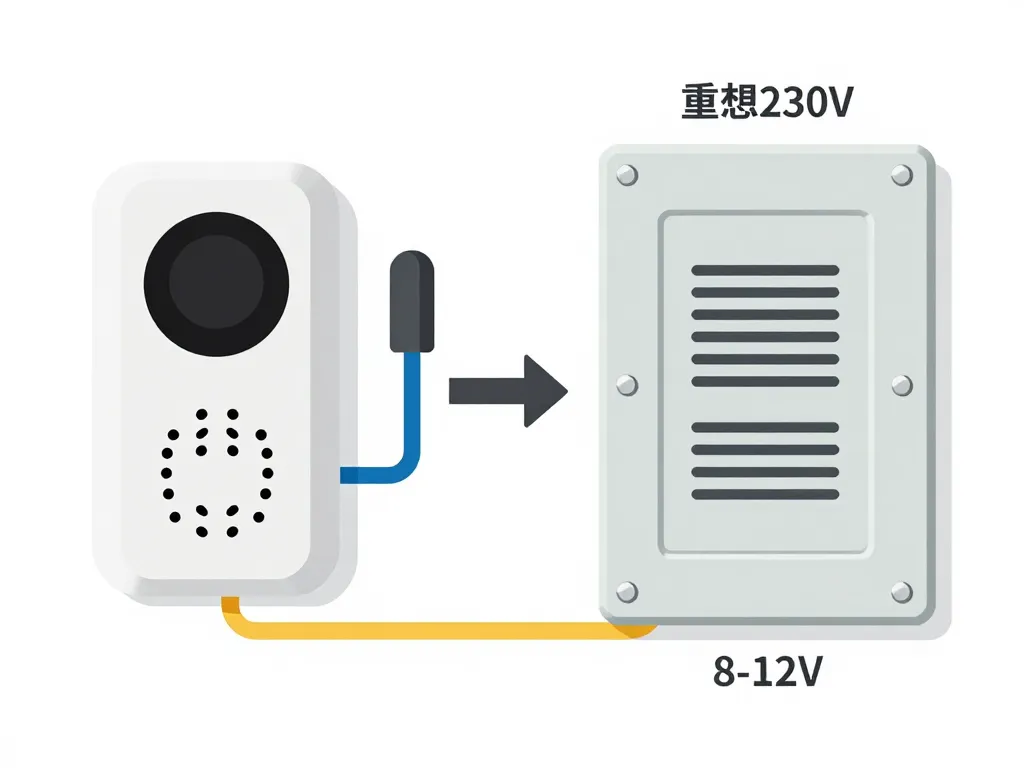 schéma branchement sonnette legrand 230v identification câbles et types