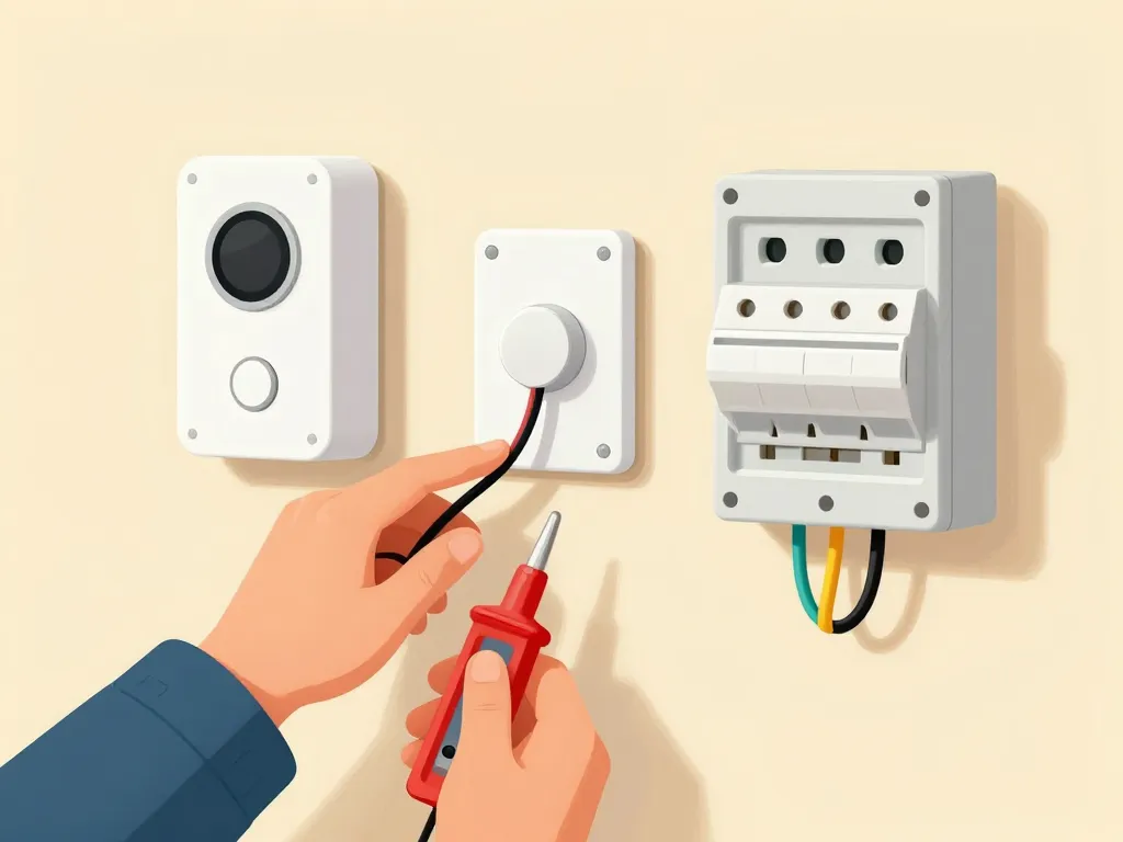 schéma branchement sonnette legrand 230v installation étape sécurité