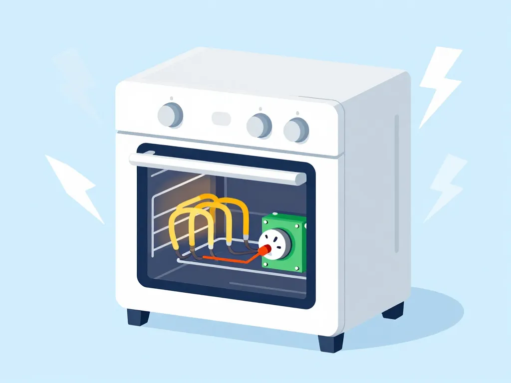 schéma four ne chauffe plus après coupure de courant