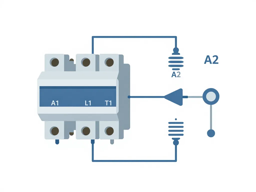 schema du contacteur concept repères et bornes