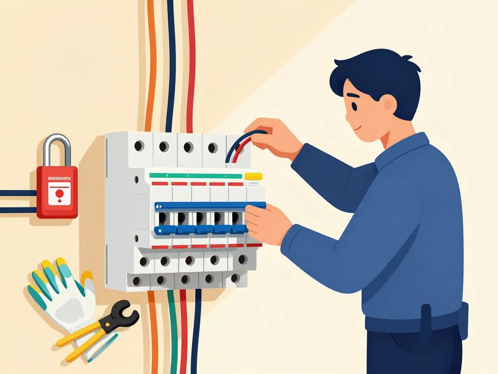 schema du contacteur câblage sûr et sécurité