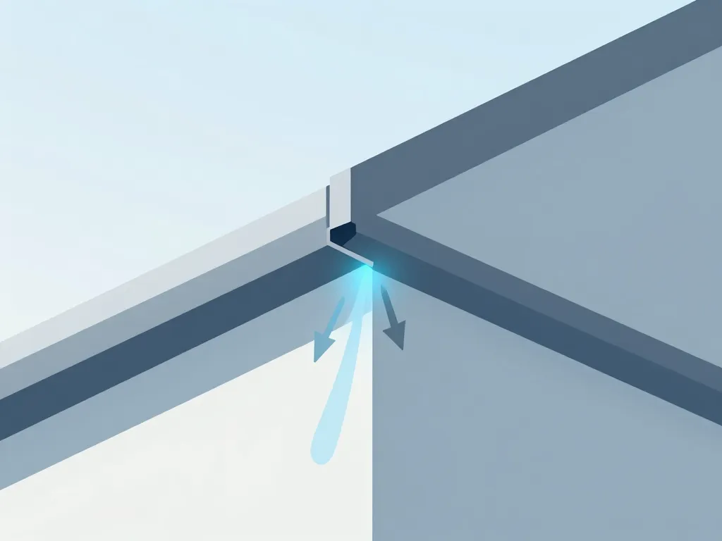 schema principe solin mural raccord toiture mur