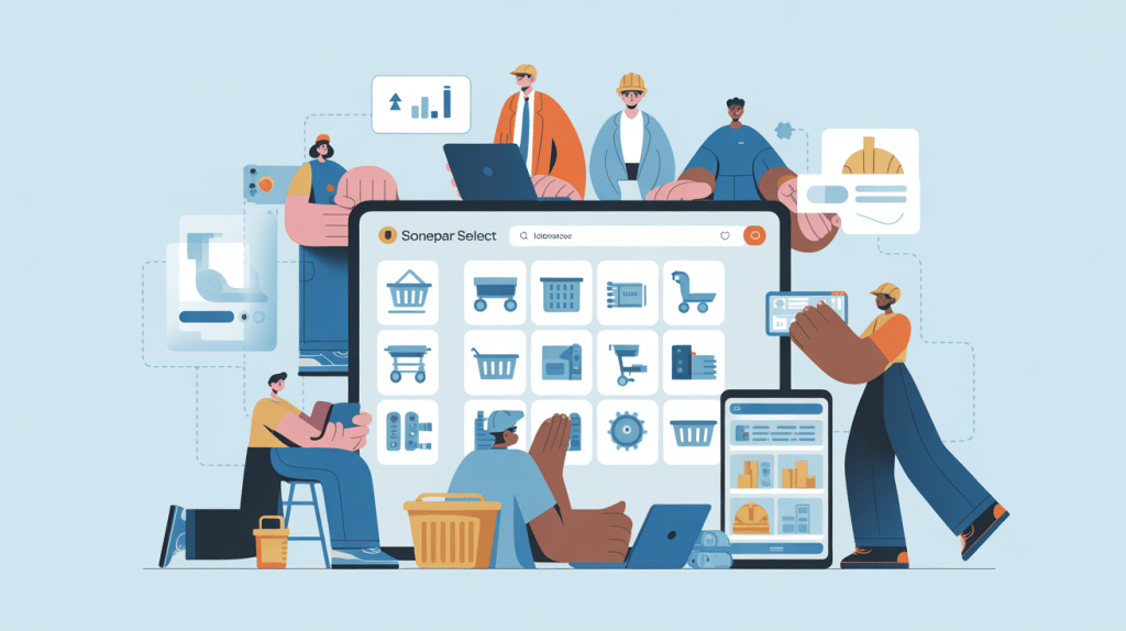 sonepar select plateforme digitale gestion achats