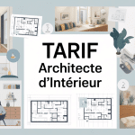 illustration tarif architecte d'intérieur projets variés