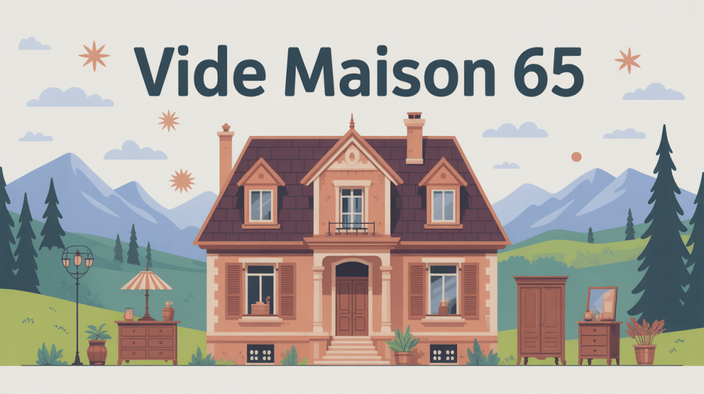 vide maison dans le 65 illustration thème principal