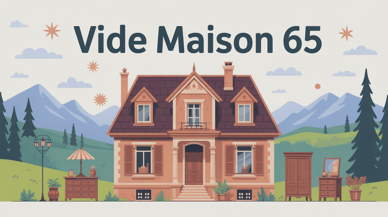 vide maison dans le 65 illustration thème principal