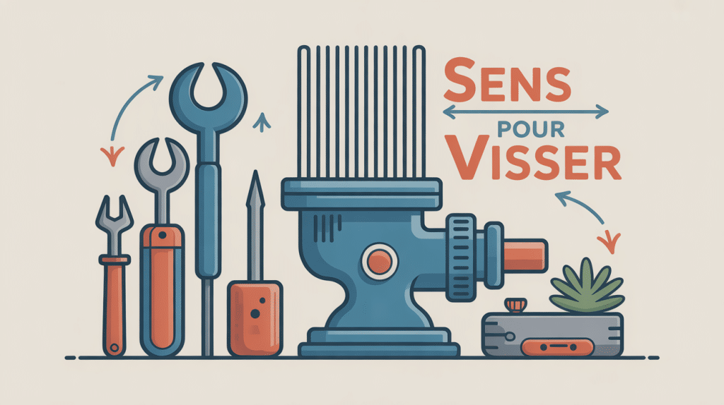 visser sens illustration vectorielle guide