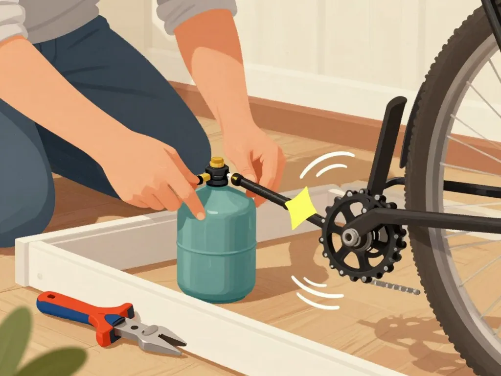 visser sens illustration mobilier gaz vélo