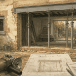 agrandir fenetre mur porteur avec outils et plans