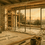 agrandir fenetre mur porteur en rénovation