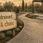 béton drainant prix m2 allée terrasse granulat