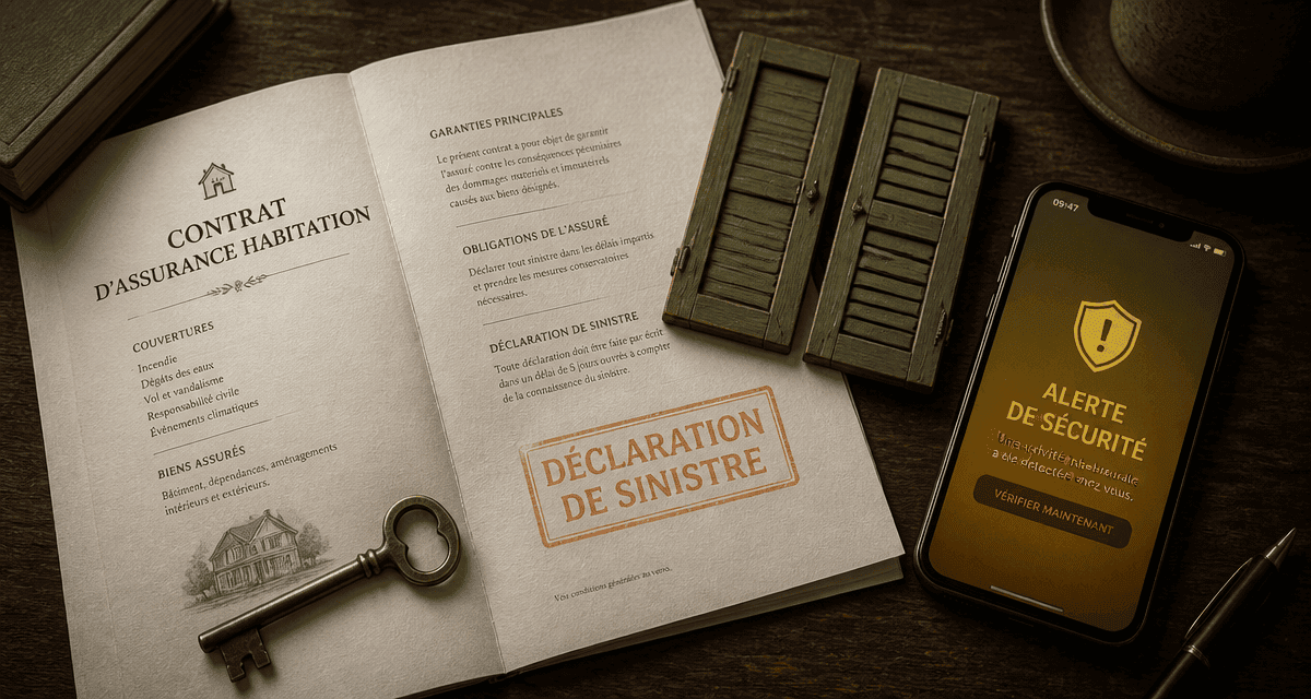 cambriolage volet ouvert assurance bureau contrat