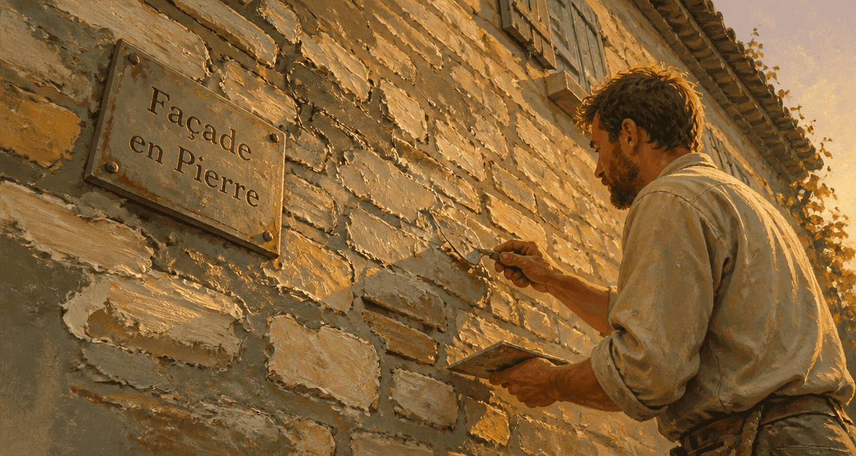 façade pierre apparente rénovation artisan
