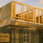 prix surélévation maison 40m2 chantier