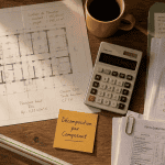 tableau décomposition immeuble par composant sur table