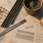 Dalle en béton armé : treillis soudé et couches