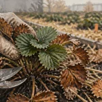Faut il couper les feuilles des fraisiers avant l’hiver : couper feuilles brunes, garder la rosace