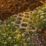 Par quoi remplacer le gazon : jardin sans tonte avec tapis de trèfle et paillage