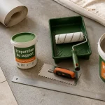 Poser du lino sur carrelage : primaire et ragréage pour sol lisse