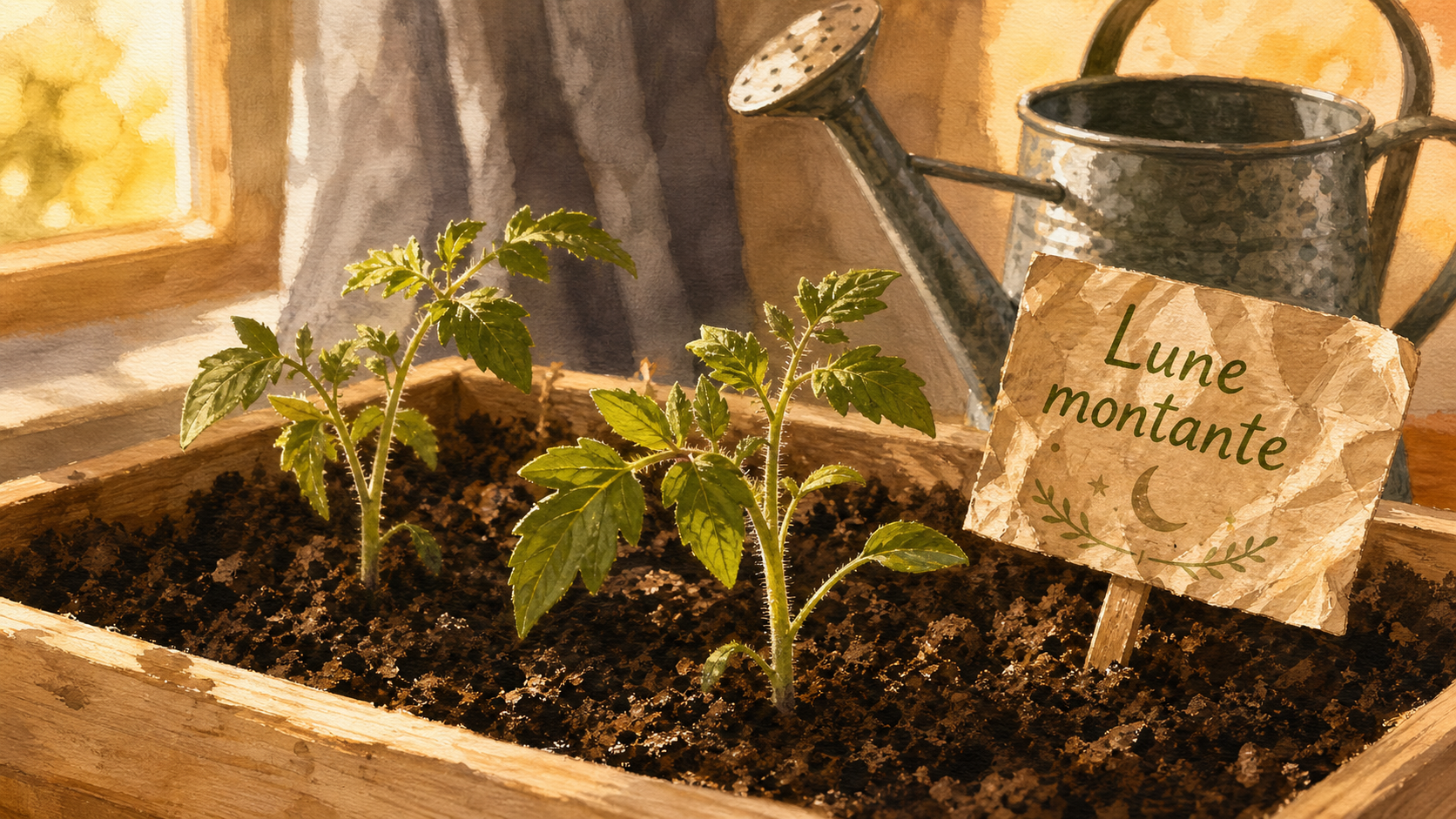 Quand semer les tomates avec la lune : semis de tomates en terrine