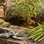 Quand tailler la verveine : taille de tiges avec sécateur propre
