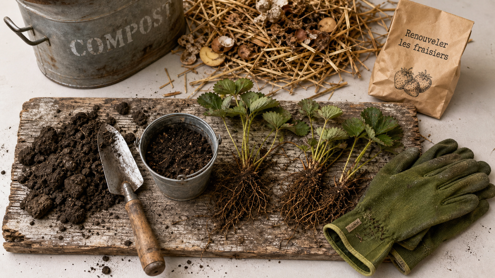 Que faire des vieux fraisiers : planter de nouveaux fraisiers